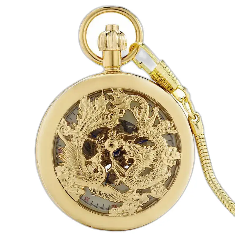 Phenix vs Dragon Luxury automatisk lommeur for menn