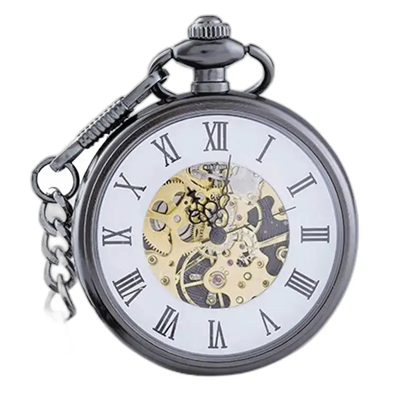 Vintage Charm Open Dial automatisk lommeur