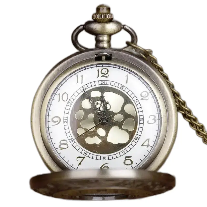 Vintage Half Hunter Halskjede lommeur