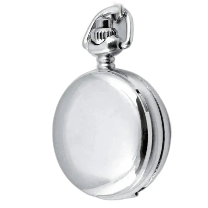 Bird Poetry Silver Fantasy Necklace Watch med elegant sølv lommeur