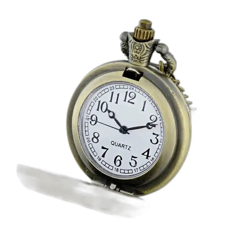 Elegant Bohemian Necklace Watch med elegant lommeur i antikk stil