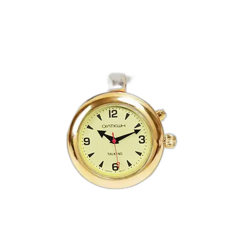 Chic Gold Automatic Luxury Halskjede Watch med elegant gull lommeur