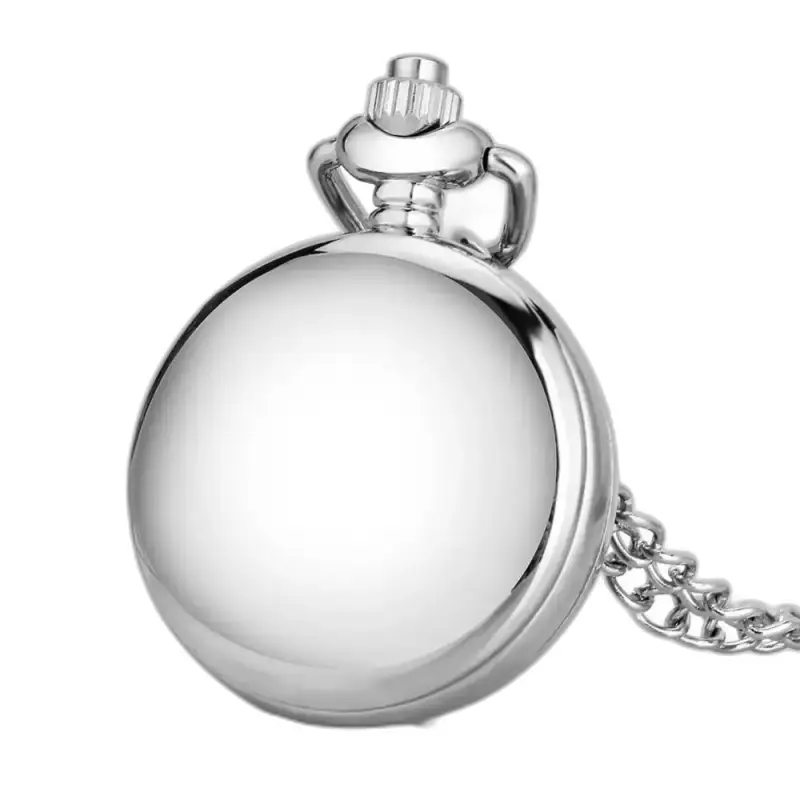 Vintage Marilyne Monroe kvarts kjedeklokke med elegant sølvkjede