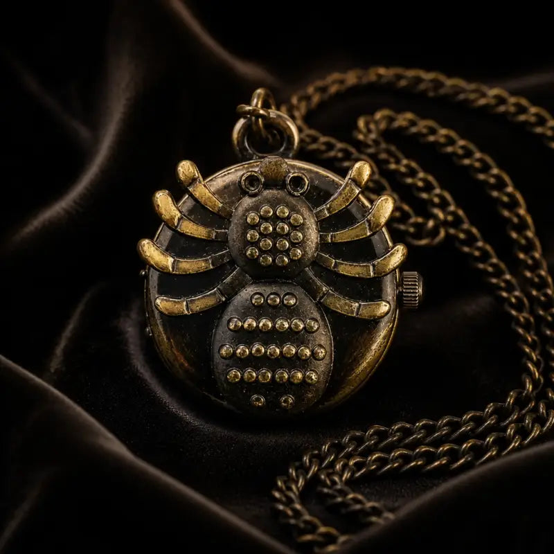 Vintage Spider Quartz lommeur
