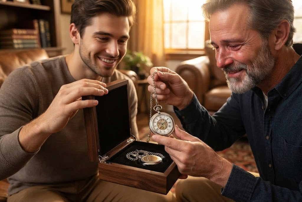 Montre à Gousset Mécanique Miroir Poli Luxe - Une pièce qui se transmet